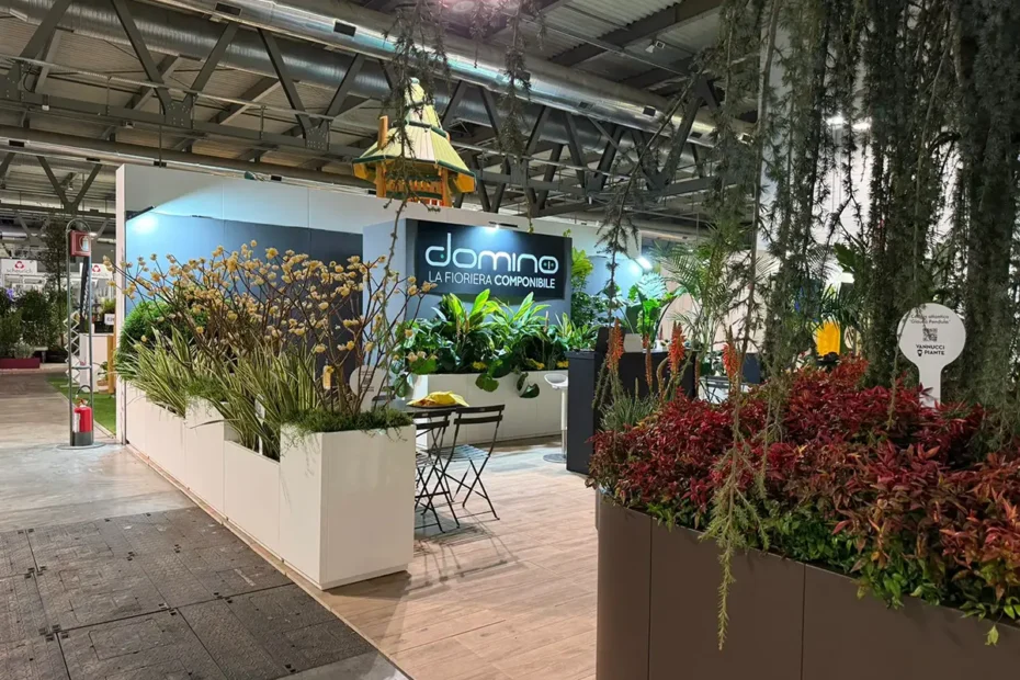 Domino a Myplant & Garden 2026 presenta Fioriere Domino e Iron Planter
