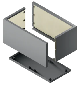 Domino Easy Line fioriere modulari metallo